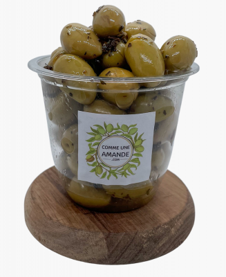 Olives façon sigalou au thym et basilic